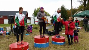 Denne trioen fra klubben tapetserte pallen på damenes 10km under Marummila 2015. Gratulerer til Ingrid, Julie og Martine!